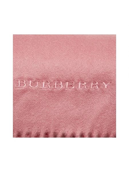 Bufanda de cachemir con estampado de cachemira retro Burberry Vintage rosa