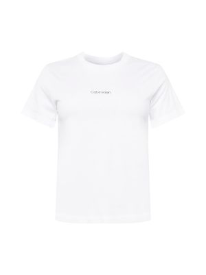 Marškinėliai Calvin Klein Curve balta