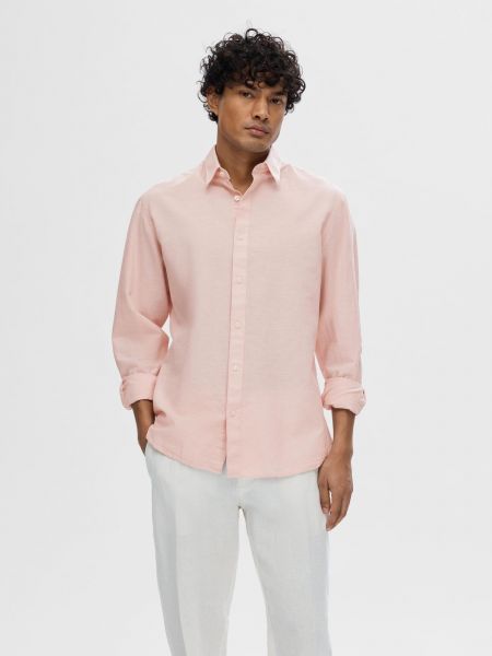 Chemise Selected Homme rose
