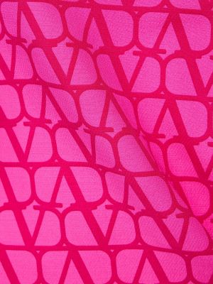 Rochie mini din crep Valentino roz