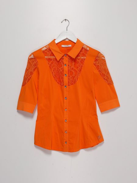 Сорочка з коротким рукавом Sassofono помаранчева