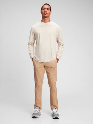 Pantalones chinos slim fit Gap marrón