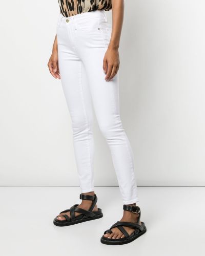 Skinny džíny Frame bílé
