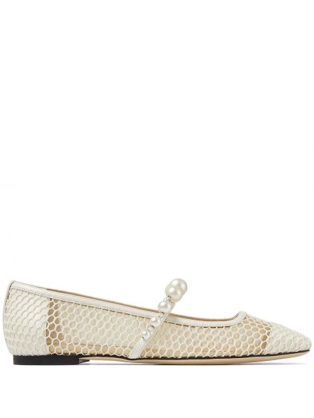 Ballerinas Jimmy Choo vit