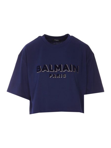 T-shirt Balmain bleu