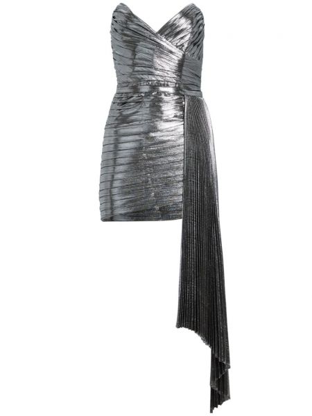 Mini haljina Retrofete srebrena