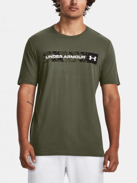 Koszulka w paski Under Armour zielona
