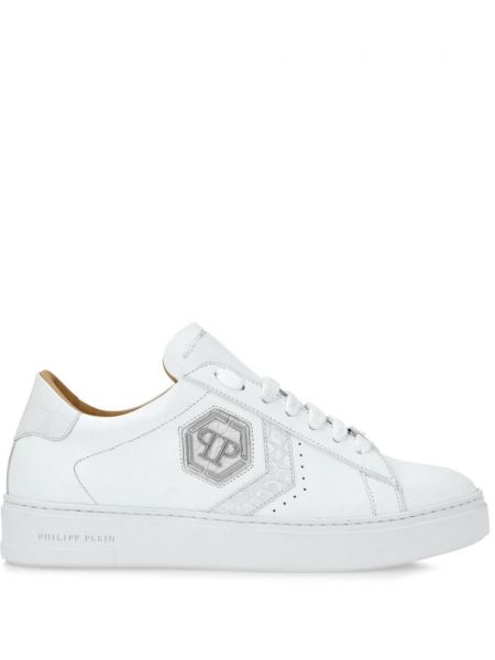 Deri sneaker Philipp Plein beyaz