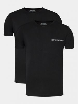 Marškinėliai Emporio Armani Underwear juoda
