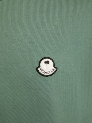 Tricou din bumbac Moncler Genius verde