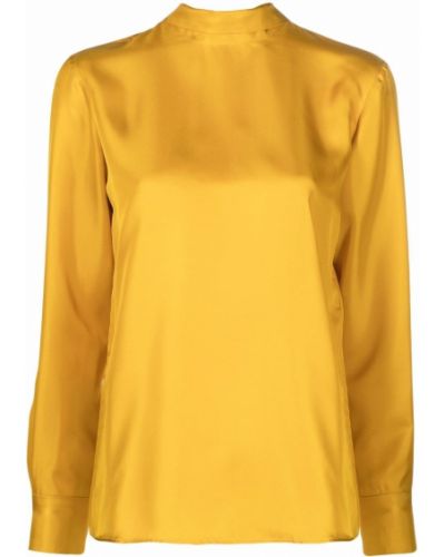 Копринена блуза Pucci жълто