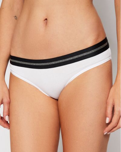 Pantaloni culotte Emporio Armani Underwear bianco