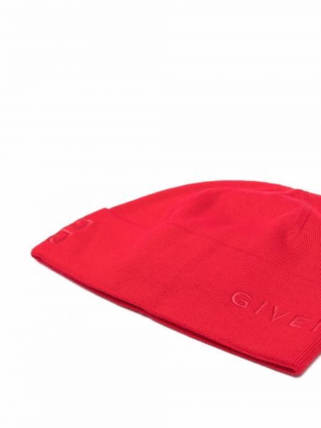 Gorro con bordado Givenchy rojo