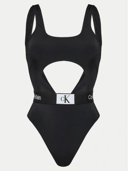 Černé jednodílné plavky Calvin Klein Swimwear