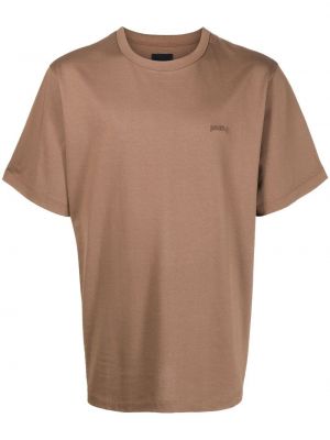 T-shirt con stampa Juun.j marrone