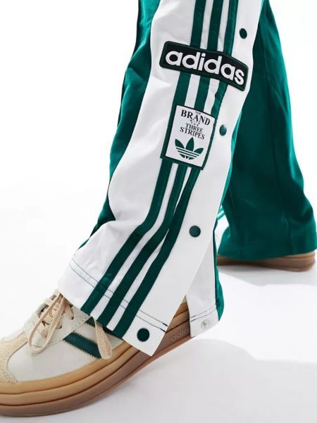 Брюки Adidas Originals зеленые