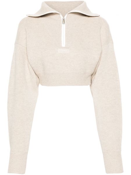 Trøje lynlås kort sweater Coperni