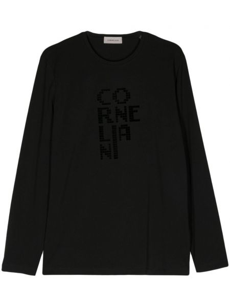 T-shirt Corneliani schwarz