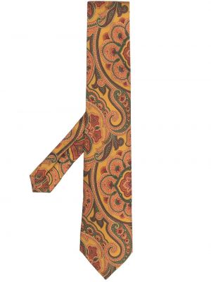 Krawat z printem z jedwabiu Etro