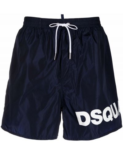 Trykt shorts Dsquared2 blå