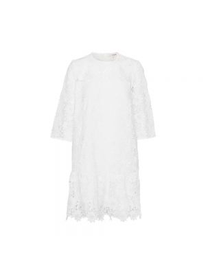 Sukienka mini koronkowa A-view biała