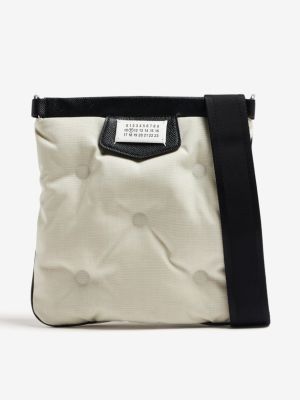 Спортивная сумка без каблука с карманами Maison Margiela белая
