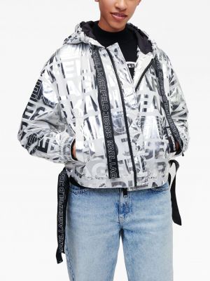 Džínová bunda s potiskem Karl Lagerfeld Jeans