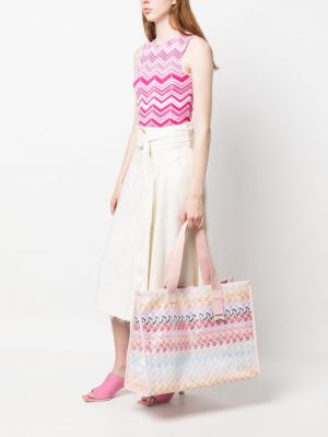 Shopper handtasche Missoni pink
