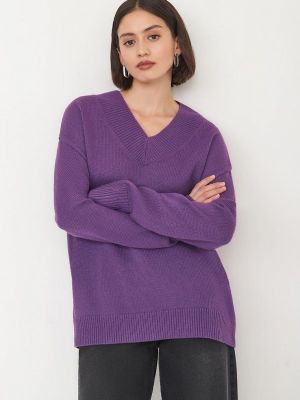 Пуловер Baon фиолетовый