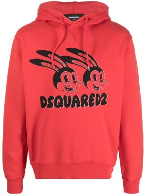 Hoodie Dsquared2 röd