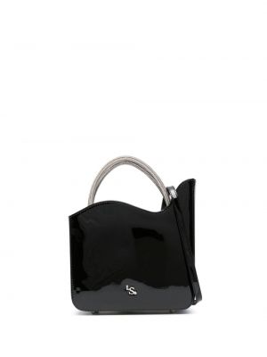 Τσάντα με πετραδάκια Le Silla μαύρο