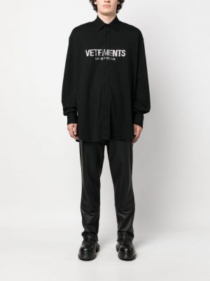 Košile Vetements černá