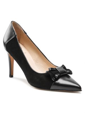 Полуотворени обувки с ток Baldowski черно
