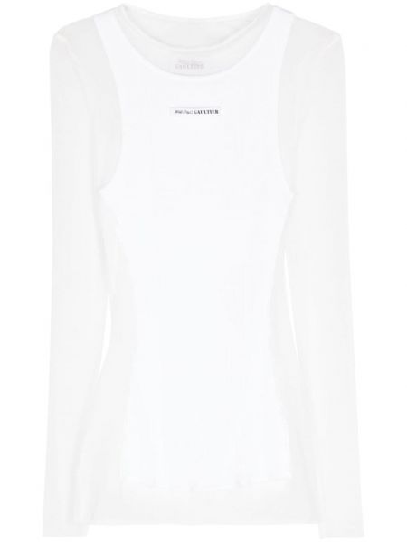 Top Jean Paul Gaultier hvid