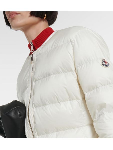 Kırpılmış ceket Moncler beyaz