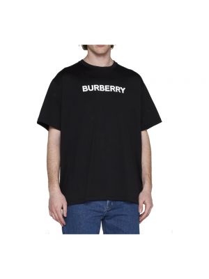 Camisa de cuello redondo Burberry negro