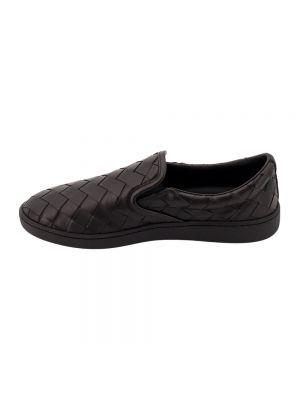 Loafers de cuero Bottega Veneta negro