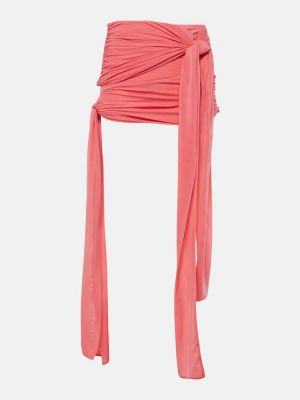 Mini suknja od jersey Blumarine ružičasta