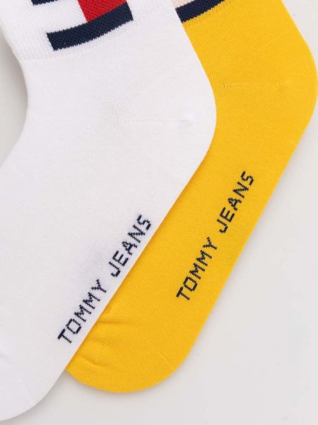 Skarpety Tommy Jeans żółte