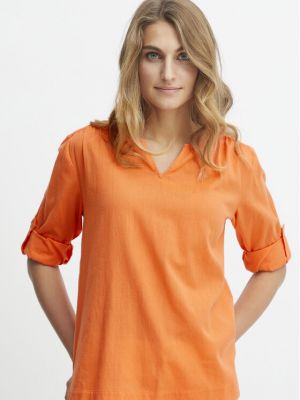 Relaxed блуза Fransa оранжево