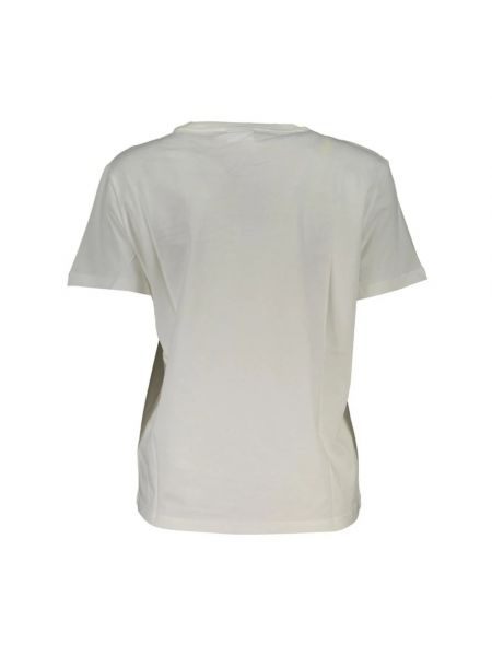 Camiseta de algodón manga corta Desigual blanco