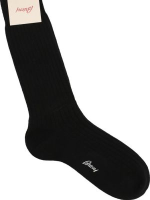 Кашемировые носки Brioni черные
