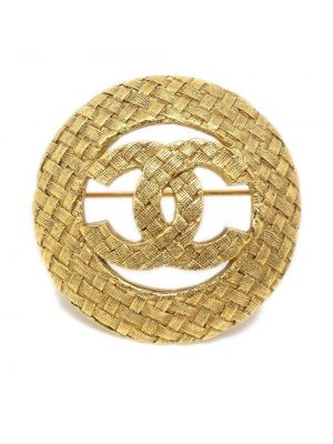 Pandantiv împletit Chanel Pre-owned auriu