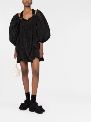 Kleid mit schnalle Simone Rocha schwarz