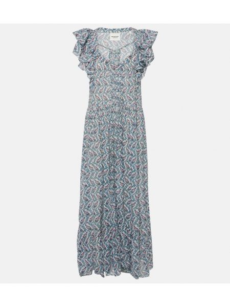 Sukienka midi bawełniana z nadrukiem Marant Etoile