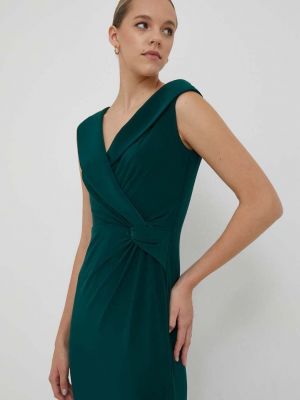 Макси рокля Lauren Ralph Lauren зелено