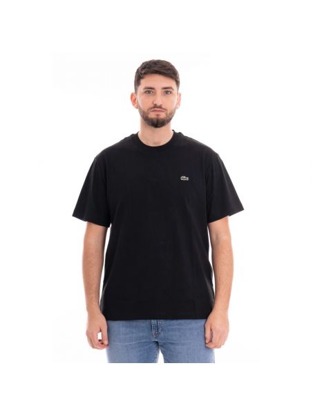 Koszulka klasyczna Lacoste czarna