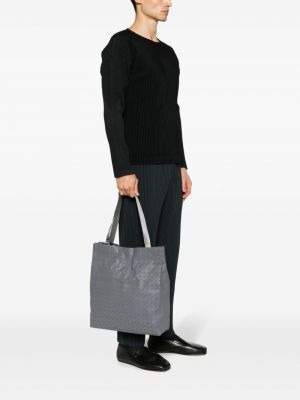 Shopper à motif géométrique Bao Bao Issey Miyake gris