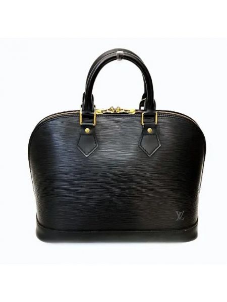 Torba skórzana retro Louis Vuitton Vintage czarna