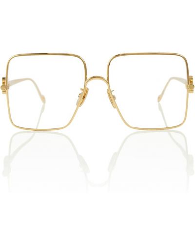 Oversized szemüveg Loewe aranyszínű